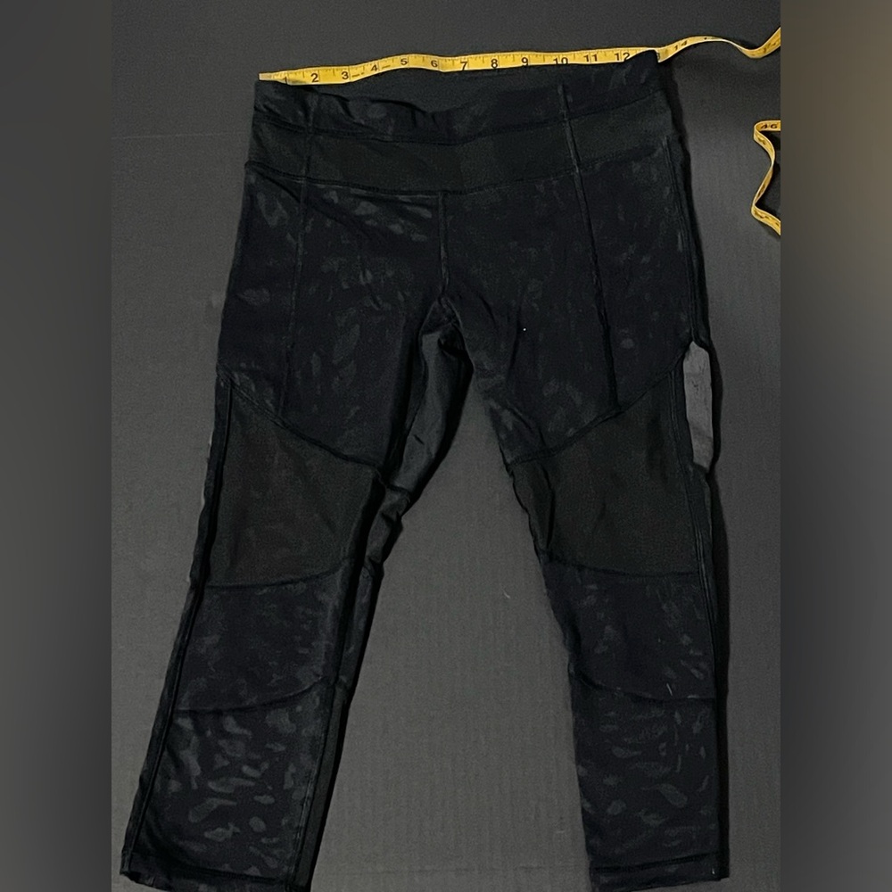 Black Patterned Leggings